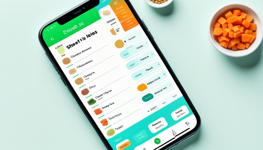 dog food shopping list app